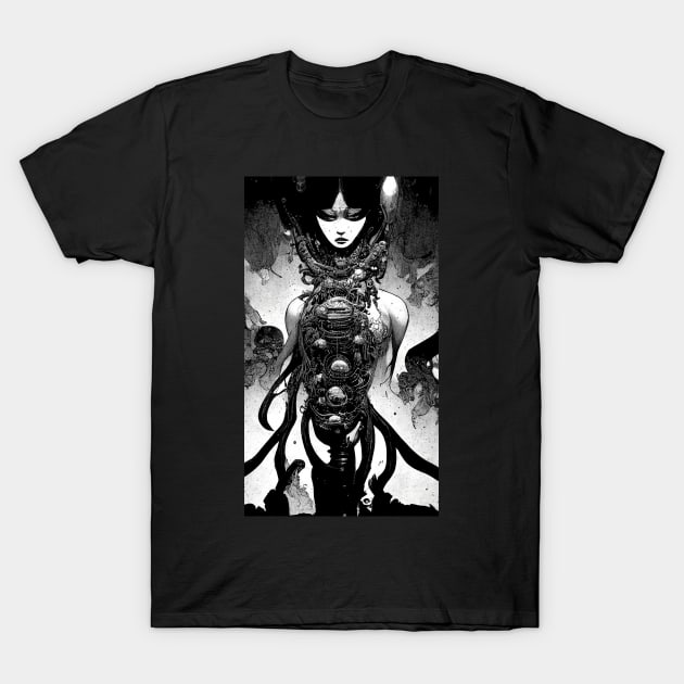 Supernatural Cyber Goth and the Occult Miracles that Follow T-Shirt by Esoteric Origins